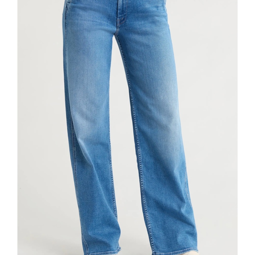 MOTHER Major prep zip sneak straight jeans